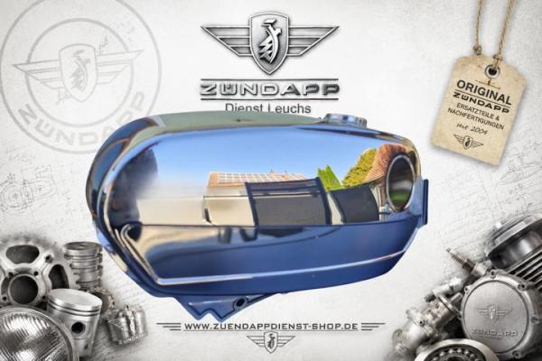 Zündapp Tank Typ 517 KS GTS 50 Bj. 1974-1976 - 1A Verchromt ! Absolut Passgenau ! kein Indien Import !! Made in EU